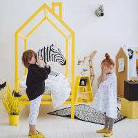 Creative Stuffed Toys Wall Hanging Animals Head Kids Room Doll Accessories Nordic Style Home Exhibition Decorations Party Props - details 1