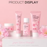 Sakura-Conjuntos y kits para el cuidado de la piel con suero limpiador, crema para ojos, crema con esencia, productos de belleza para mujeres, juegos de regalo, Kit de viaje de rutina - details 13