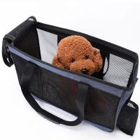 Bolso de transporte para mascotas, mochila transpirable para gatos y perros pequeños, bolsas de viaje salientes con cinturón - details 5