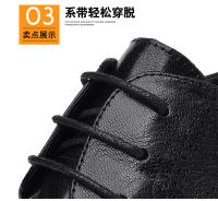 Primera capa de piel de oveja de los hombres de negocios casual zapatos de cuero formal zapatos de los hombres. - details 9