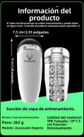 Masturbador masculino, masaje de succión de pene, ejercicio, juguete sexual masculino Visual transparente, Masterbator para hombres, Vag endeus Pussey - details 14