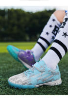 Zapatos de fútbol del mismo estilo para hombres y mujeres, uñas rotas, césped artificial en acción, competencia de entrenamiento, tecnología transpirable antideslizante - details 22