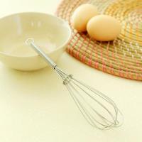 Batidor de huevos de acero inoxidable, batidor Manual de alambre con globo, mezclador de leche, crema, mantequilla, utensilio de cocina para hornear - details 6