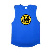 Camiseta sin mangas de algodón Muscleguys con logotipo de anime japonés para hombres algodón lavado en máquina para primavera/verano - details 18