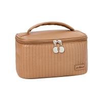 Bolsa De Maquillaje Para Mujer Viaje Organizador De Cosméticos Estilo Sólido Bolsa Portátil De Cuero PU Neceser Bolsa De Cosméticos - details 11