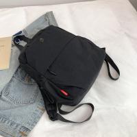 Mochila deportiva de nailon pequeña y sencilla, bolso de hombro de Color sólido de estilo coreano, bolso de mano, mochila Retro para niñas - details 11