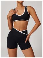 Sujetador deportivo con correa ancha para el hombro, sujetador de Yoga de una pieza resistente a los golpes, Top de Fitness al aire libre para mujer - details 31