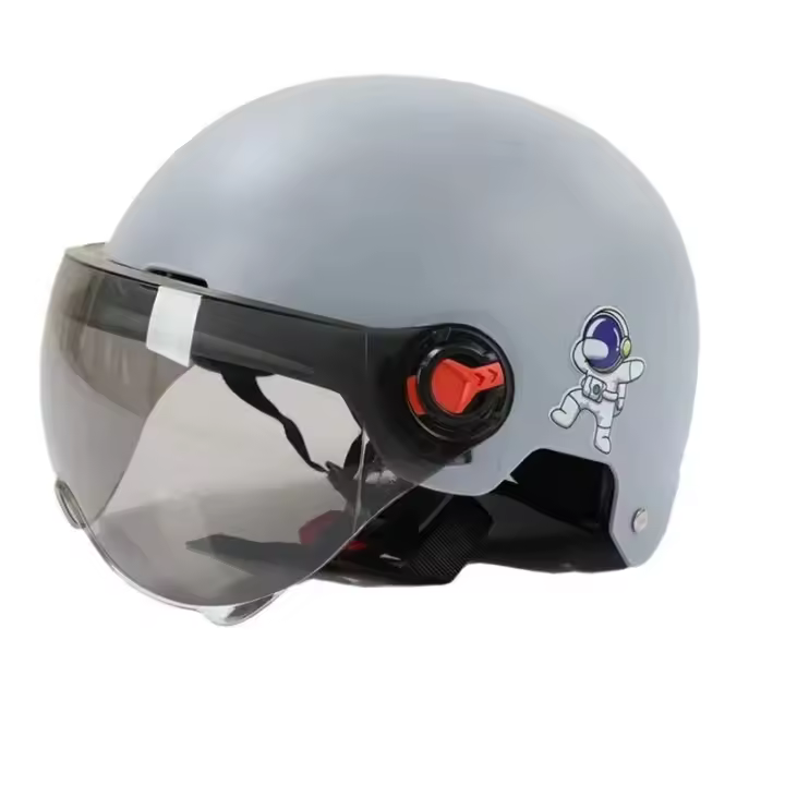 Nuevo Casco de Motocicleta Electrónico Diseño Abierto Medio, con Gafas - 1