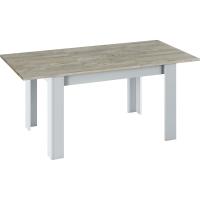 Mesa de Comedor Extensible de Madera Blanca Estilo Canadiense 140 a 190cm Ancho 90 Altura 78 - details 49