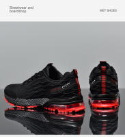 Zapatillas de correr para hombre, zapatos deportivos transpirables para exteriores, zapatillas ligeras con cojín de aire, calzado de entrenamiento atlético cómodo - details 10