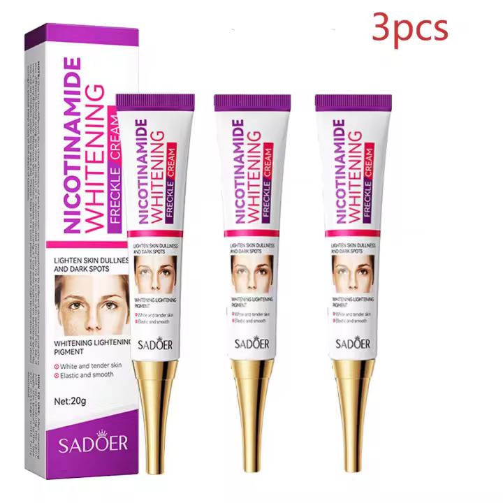 Crema Facial de nicotinamida, crema hidratante iluminadora para aclarar el tono de la piel, suavizante y suavizante, 1/3/5 Uds. - 1