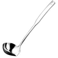 Cucharón de sopa de acero inoxidable 304, cucharón luminoso con caño para servir, 11,8 pulgadas - details 0