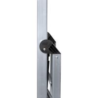 Tijera de 8 Escalones de Aluminio Plata de 366 cm de Altura con 150 kg de Capacidad de Carga - details 8