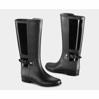 Botas de lluvia impermeables para mujer, zapatos de jardín, botas de goma de PVC, botas antideslizantes hasta la rodilla, botas de pesca - details 5