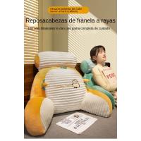 Cojín de noche suave cojín trasero grande almohada sofá cama dormitorio de lectura largo sentado cintura soporte artefacto - details 0