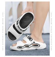 Sandalias para hombre 2025 verano nuevo color a juego de gran tamaño transpirable suela gruesa antideslizante talla de pareja zapatillas abiertas modelos de hombre - details 12