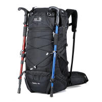 Bolsa de nailon para montañismo al aire libre, mochila Molle de gran capacidad para viaje, Camping y senderismo, 50L - details 3