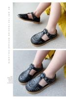 Sandalias de niña Primavera-Verano 2024 Estilo británico Zapatos de playa de cuero - details 12