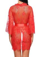 Ropa de dormir erótica transparente con cuello en V, lencería para mujer, Babydoll, disfraz de Tanga, bata tipo kimono, ropa de dormir de encaje, vestido Sexy - details 21
