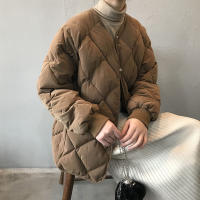Women lightweight down cotton wear short coat autumn winter padded jacket - details 19