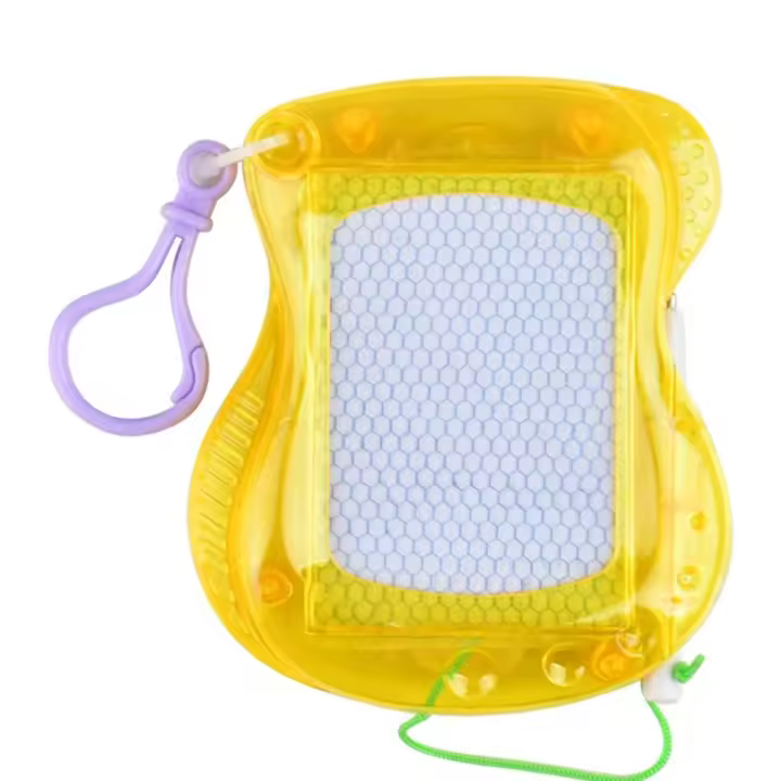 Mini pizarra magnética portátil, tablero de dibujo duradero con hebilla, tablero de notas educativo, registro de mensajes - 1