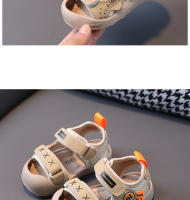 Sandalias anti-retroceso Baotou, zapatos de playa antideslizantes de suela blanda para niños marea - details 9
