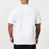 Camiseta deportiva de algodón para hombre, camisa holgada de media manga estilo Hip hop, cómoda y transpirable, Top con hombros caídos, Verano - details 4