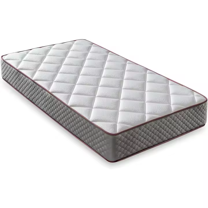 Cojín de Almohada Medio Firme y Cómodo Transpirable Higiénico en Gris Individual - 1