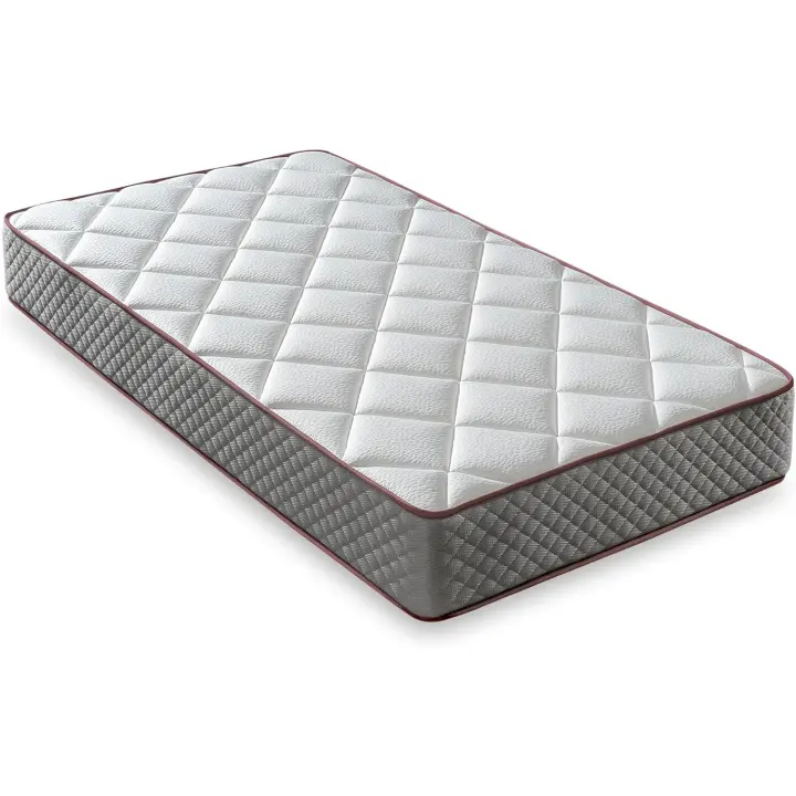 Cojín de Almohada Medio Firme y Cómodo Transpirable Higiénico en Gris Individual - 1
