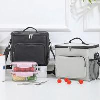 Bolsa de almuerzo aislada grande para hombres y adultos, caja de almacenamiento de alimentos calientes, térmica, fresca - details 7