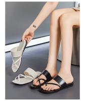 Sandalias de Verano 2025 Zapatillas de Dedo para Mujer de Alta Gama Moda Francesa Semi-Drag - details 0