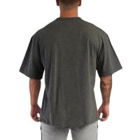 Camisetas Casuales de Hip Hop para Hombres Manga Corta, Algodón, Impermeable, Uso en Gimnasio, Bodybuilding Instrucciones de Cuidado de la Tela, Hechas en China - details 6