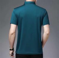 polos hombre manga corta ropa hombre 2025 Nuevo POLO de negocios de color sólido para hombre Moda de verano Pantalón corto casual Manga cómoda y transpirable Top - details 13