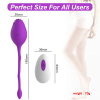 Vibrador de Succión Fuerte Rosas Control Remoto Inalámbrico Juguetes Sexuales para Mujeres Ejercicio de Piso Pelviano Ajuste de Utrina - details 4