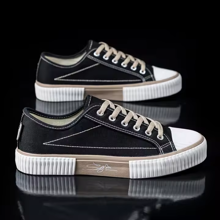Zapatos De Lona De Los Hombres Temporada Zapatos De Tela Baja Zapatos De Junta Transpirable Zapatos Casuales - 1