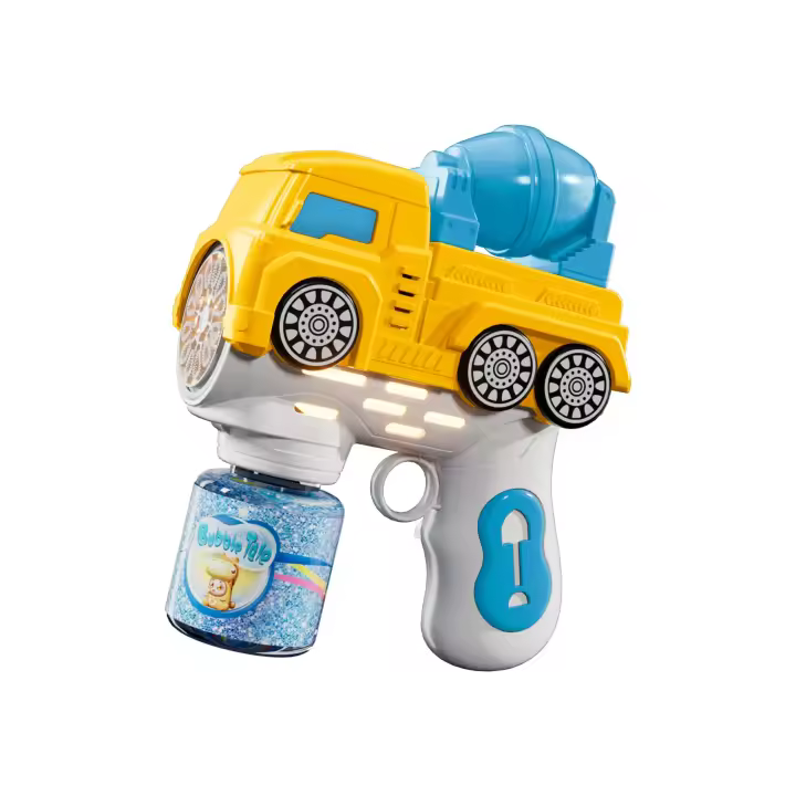 Máquina de burbujas de mano, soplador de jabón automático, modelo de coche, pistola de burbujas eléctrica con luz, pistola de burbujas automática, juguete para juegos al aire libre - 1