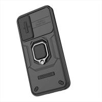 Funda protectora de cámara deslizante para Samsung GALAXY M34 5G, carcasa trasera con soporte de anillo magnético, 2023 M, 34 - details 1