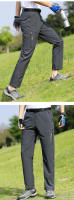Pantalones de trabajo tipo cargo ligeros e impermeables, secado rápido, bolsillos para senderismo, pesca, carreteras, camping - details 7