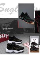 Zapatillas de deporte para hombre, zapatos para mujer, zapatos de calcetín, zapatos sin cordones, zapatos casuales de moda, zapatos de tenis de malla de verano, grandes 35-47 - details 3
