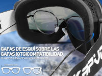 Gafas de esquí Kapvoe Nuevas Doble Capa Anti-Niebla para Snowboarding Material Superior Deportes al Aire Libre Esquí - details 6