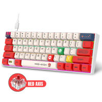 Teclado mecánico K98, eje azul, eje rojo, moldeo por inyección de dos colores con cable, periféricos de juego de teclas de sublimación térmica - details 1