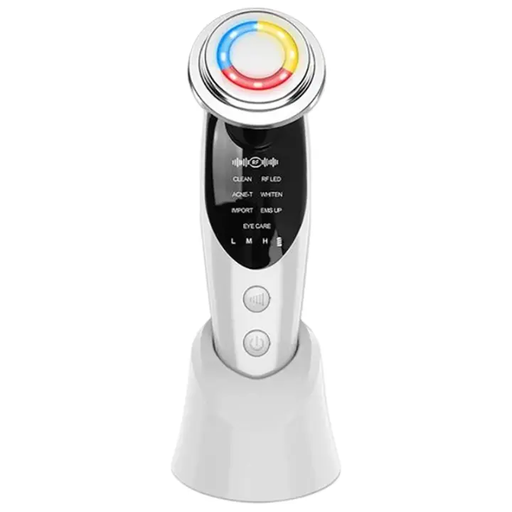 Masajeador Facial 7 en 1, de 4 colores máquina de terapia de luz LED, EMS, reafirmante DE LA PIEL antienvejecimiento, herramientas para el cuidado de la piel - 1