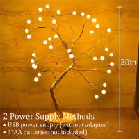 Tabletop Bonsai Tree Light 36 Pearls LED 8 Mode Remote Control DIY Artificial Lamp Bedroom Desktop Indoor Decoration Night Light - details 18