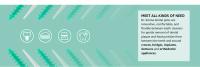 Limpiador de cepillo Interdental de menta, limpiador de hilo Dental, limpiador de hilo Dental, cepillo interespacial de salud bucal único, eliminación de manchas resistentes, 100 piezas - details 1