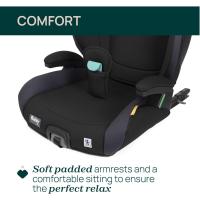Coche para Niños 3-12 Años (100-150 cm), Peso 15-36 kg, Grupo 2/3, Fácil Instalación con Sistema Isofix, Reclinable, Ajustable en Altura, Reposabrazos Acolchados, Negro - details 7