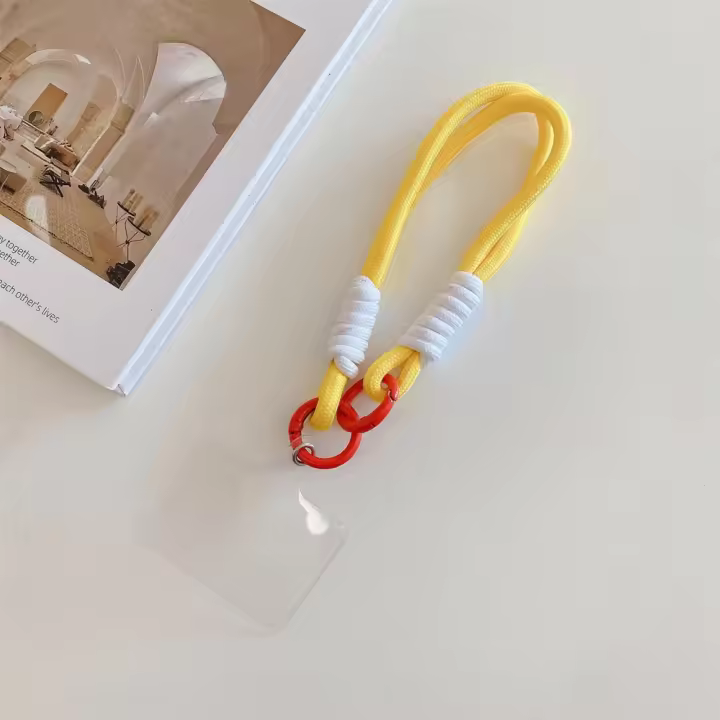 Correas para teléfono móvil, cordón colgante para teléfono móvil, correa corta para muñeca, cadena antipérdida para llavero de mujer - 1