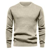 Nuevas sudaderas de cuello redondo para hombre, ropa de abrigo grande de Color sólido, camisetas para correr al aire libre de primavera - details 8