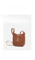 Bolso bandolera pequeño de cuero suave, bolso de hombro tipo cubo para mujer, novedad de primavera. - details 2