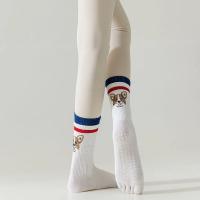 Calcetines de yoga de silicona antideslizantes para mujer, medias versátiles con estampado de gato y dibujos animados, con punta dividida, para pilates, a la moda - details 28