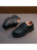 Zapatos de cuero negro para niño, mocasines suaves de estilo británico, a la moda, para primavera y otoño, 2023 - details 5